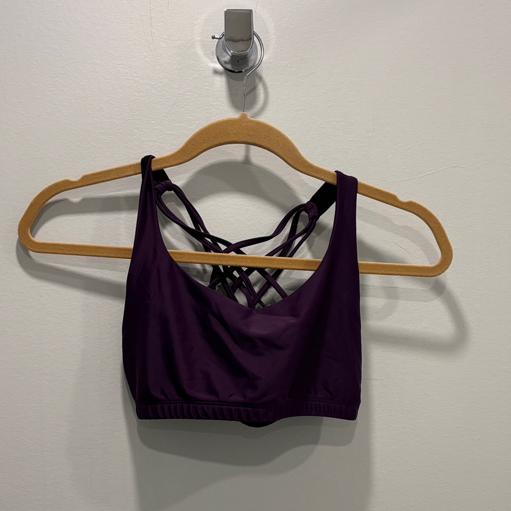 Women's Purple Strappy Bralette
